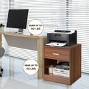 Modern Nightstand with Storage Drawer and Cabinet
