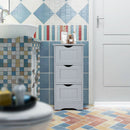 Bathroom Floor Freestanding Storage Organizer with 3 Drawers