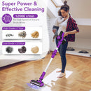 3-in-1 Handheld Cordless Stick Vacuum Cleaner with 6-cell Lithium Battery
