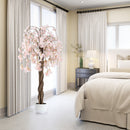 5.5 FT Tall Artificial Cherry Blossom Tree with Pink/White Flowers 1 Pack