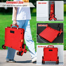 Costway Foldable Utility Cart for Travel and Shopping