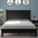 Full Wood Headboard Flat Panel with Pre-drilled Holes and Height Adjustment