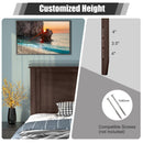 Solid Wood Flat Panel Headboard for Twin-size Bed