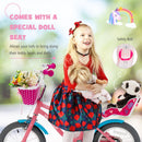 16 Inch Kids Bike with Training Wheels and Storage Basket