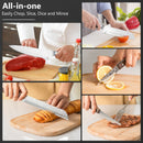 15 Pieces Stainless Steel Knife Set with Ergonomic Handle