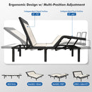 Queen Size Adjustable Bed Base Electric Bed Frame with Massage Modes