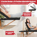 3 Fold Portable Adjustable Massage Table with Carry Case