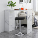 1 PC Round Bar Stool Adjustable Swivel Pub Chair