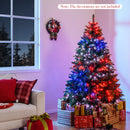 5/6/7/8 FT Artificial Christmas Tree with LED Lights and Remote APP Control