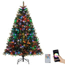 5/6/7/8 FT Artificial Christmas Tree with LED Lights and Remote APP Control