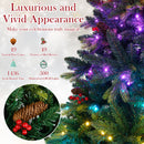 5/6/7/8 FT Artificial Christmas Tree with LED Lights and Remote APP Control
