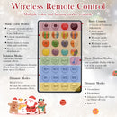 5/6/7/8 FT Artificial Christmas Tree with LED Lights and Remote APP Control