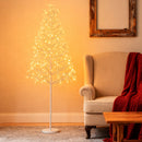 5/6/7 FT Lighted Birch Tree Pre-lit Twig Tree with 240/320/456 Warm White Light LED Lights