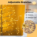 5/6/7 FT Lighted Birch Tree Pre-lit Twig Tree with 240/320/456 Warm White Light LED Lights
