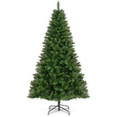 5/6/7 Feet Artificial Christmas Tree Hinged Xmas Tree with 7 Lighting Modes