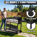 5-Burner Propane Gas Grill and Griddle Combo with Side Burner