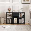 5-Cube Bookcase with Storage Drawer - Modern Display Shelf