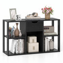 5-Cube Bookcase with Storage Drawer - Modern Display Shelf