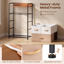 5-Drawer Fabric Dresser with Removable Bins
