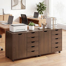 5-Drawer Mobile Storage Cabinet with Adjustable Shelf
