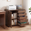 5-Drawer Mobile Storage Cabinet with Adjustable Shelf