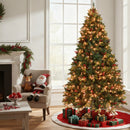5/6/7/8 FT Artificial Christmas Tree with LED Lights and Remote APP Control