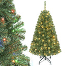 5 FT Pre-Lit Artificial Christmas Tree with Dual Color Lights