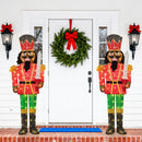 5 FT Lighted Christmas Nutcracker with Glitter Sword for Outdoor
