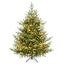 6 FT Pre-Lit Artificial Christmas Tree with 240 LED Lights