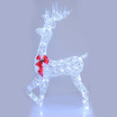 5 Feet Pre-Lit Christmas Reindeer with 100 LED Lights
