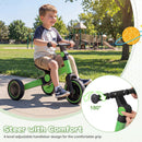 5-In-1 Toddler Bike Kids Balance Bike with Removable Pedals