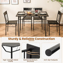 5-Piece Dining Table Set for 4 with Kitchen Table and 4 Dining Chairs