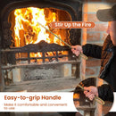 5 Pieces Fireplace Tool Set Fireplace Accessories with Poker