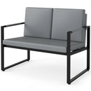 5 Pieces Living Room Set with 2 Accent Chairs and 2 Coffee Tables