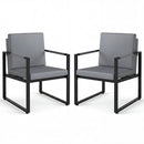 5 Pieces Living Room Set with 2 Accent Chairs and 2 Coffee Tables
