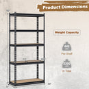 5-Tier Garage Shelving Unit 2200 LBS Heavy Duty Metal Storage Shelves