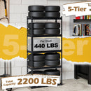 5-Tier Garage Shelving Unit 2200 LBS Heavy Duty Metal Storage Shelves