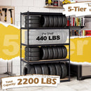 5-Tier Heavy Duty Garage Shelving Unit - 2200 LBS Capacity