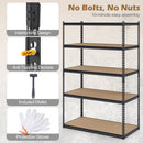 5-Tier Heavy Duty Garage Shelving Unit - 2200 LBS Capacity