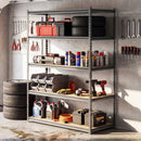 5-Tier Garage Shelving Unit 2200 LBS Metal Storage Shelves Adjustable Utility Rack for Warehouse