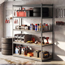 5-Tier Garage Shelving Unit 2200 LBS Metal Storage Shelves Adjustable Utility Rack for Warehouse