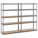 5-Tier Garage Shelving Unit 2200 LBS Metal Storage Shelves Adjustable Utility Rack for Warehouse