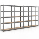 5-Tier Garage Shelving Unit 2200 LBS Metal Storage Shelves Adjustable Utility Rack for Warehouse