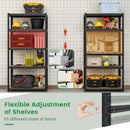 5-Tier Heavy Duty Metal Shelving Unit with 2000 LBS Total Load Capacity