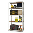 5-Tier Heavy Duty Metal Shelving Unit with 2000 LBS Total Load Capacity