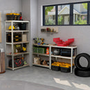 5-Tier Heavy Duty Metal Shelving Unit with 2000 LBS Total Load Capacity