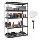 5-Tier Metal Shelving Unit 2000 lbs Capacity with Adjustable Wire Racks Set of