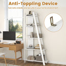 5-Tier Vertical Bookshelf for Small Spaces, 79" Tall