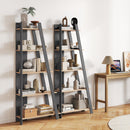 5-Tier Vertical Bookshelf for Small Spaces, 79" Tall