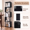 5-Tier S-Shaped Bookshelf with Open Cubes & Anti-Tip Kit